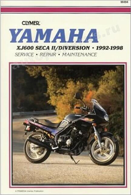 Книга: YAMAHA XJ600 SECA II / DIVERSION (б) 1992-1998 г.в., рем., экспл., то | Clymer
