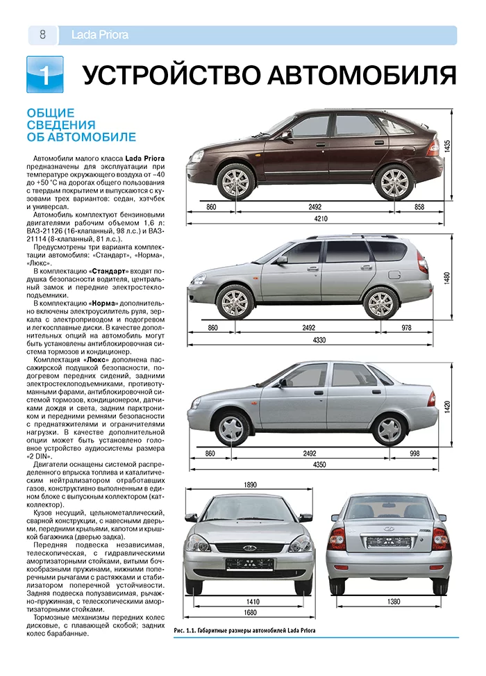 Партия из 5 книг по оптовой цене: LADA PRIORA (б) с 2007 г.в., рем., экспл., то, ЦВЕТ. фото., сер. РБП | Третий Рим