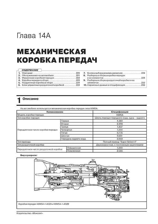 Комплект профессиональной литературы по ремонту и обслуживанию MITSUBISHI PAJERO SPORT бензин / дизель с 2019 года выпуска