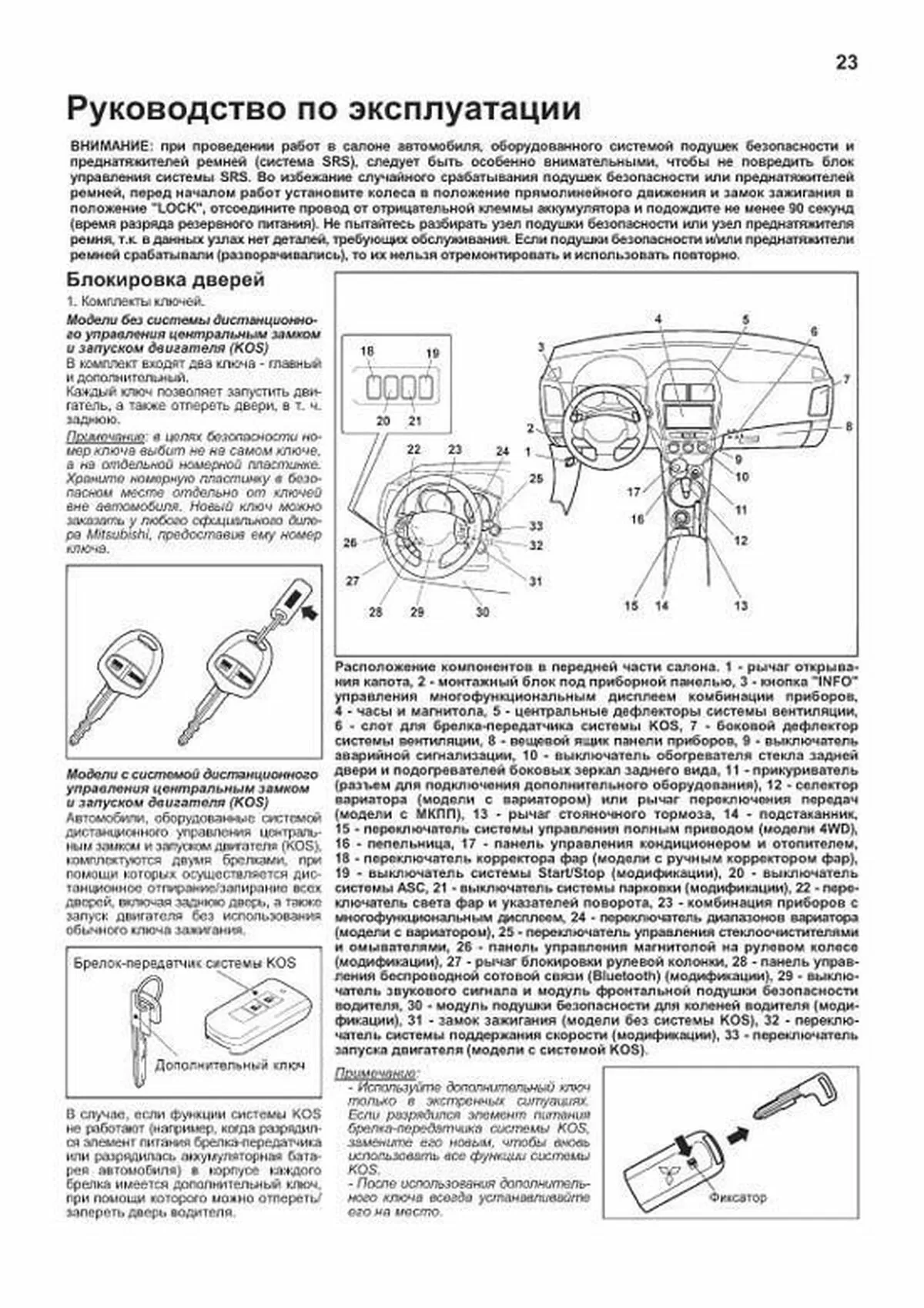 Книга: MITSUBISHI ASX (б) с 2010 + рест. с 2013 г.в. рем., экспл., то, сер.ПРОФ. | Легион-Aвтодата