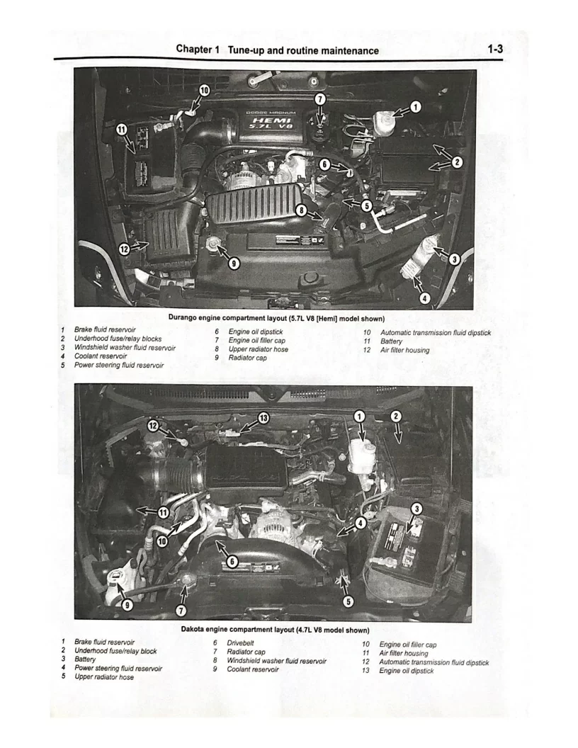 Книга: DODGE DURANGO 2004-2006 / DAKOTA PICK-UPS 2005-2006, рем., экспл., то | Haynes