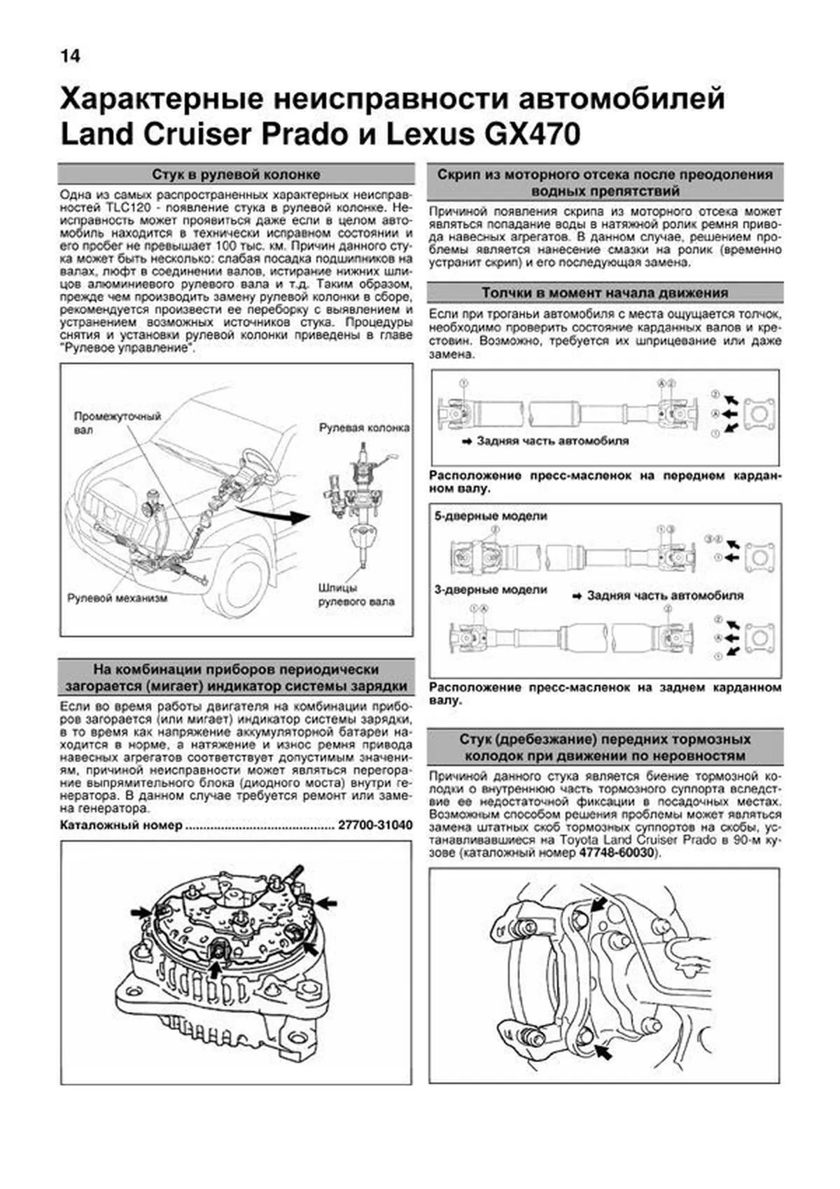 Книга: LEXUS GX470 / TOYOTA LAND CRUISER PRADO (б) 2002-2009 г.в., рем., экспл., то, сер.ПРОФ. | Легион-Aвтодата