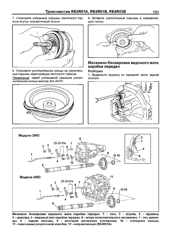 Книга: Автоматические коробки передач Nissan RE4R01A / RE4R01B / RE4R03B (Том 2), сер.ПРОФ. | Легион-Aвтодата