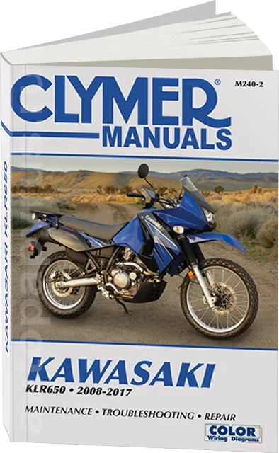 Книга: KAWASAKI KLR650 2008-2017 г.в., рем., экспл., то | Clymer