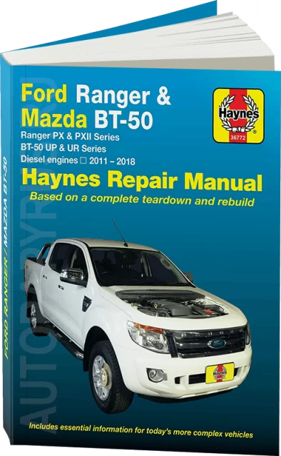Книга: MAZDA BT-50 / FORD RANGER (д) 2011-2018 г.в. рем., экспл., то | Haynes