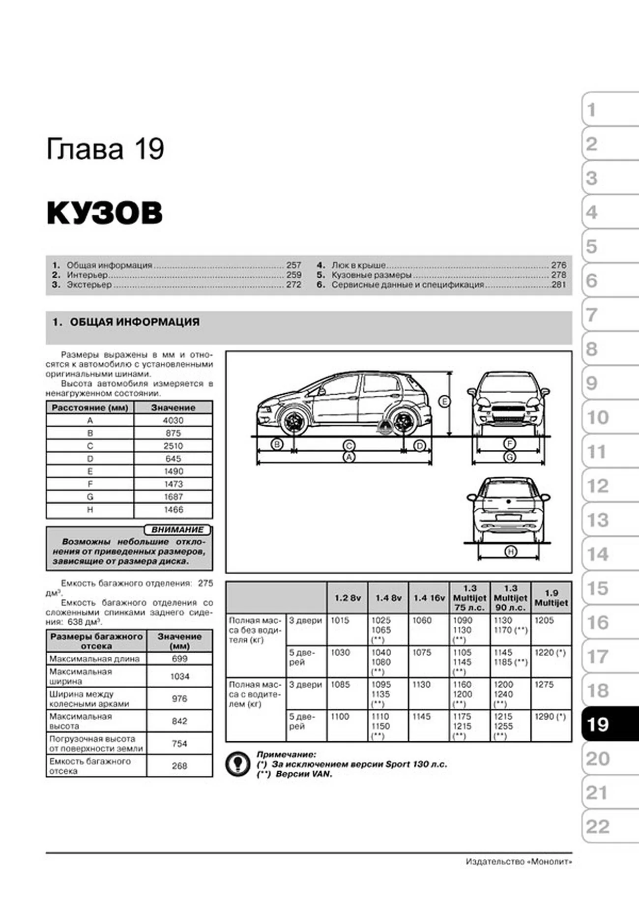 Книга: FIAT GRANDE PUNTO / GRANDE PUNTO SPORT / ABARTH SUPER SPORT (б , д) с 2005 г.в., рем., экспл., то | Монолит