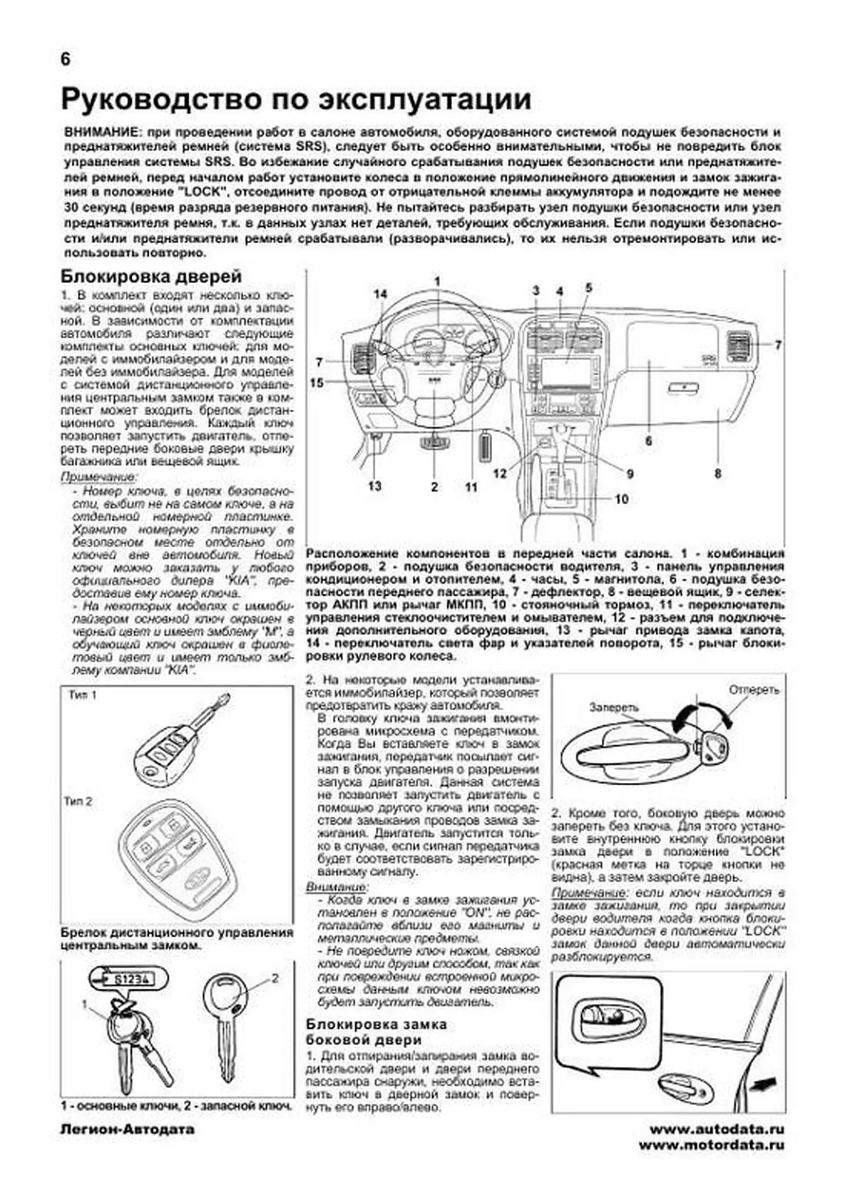 Книга: KIA MAGENTIS / OPTIMA (б) 2001-2006 г.в. рем., экспл., то | Легион-Aвтодата