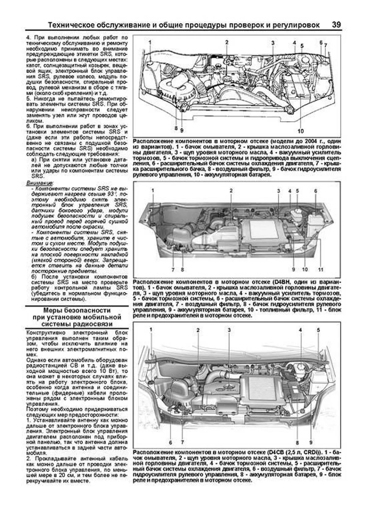 Книга: HYUNDAI H1 / STAREX (д) 1998-2007 г.в., рем., экспл., то, сер.ПРОФ. | Легион-Aвтодата