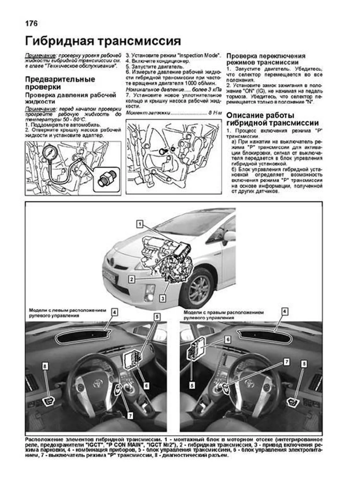 Книга: TOYOTA PRIUS гибрид с 2009 г.в., рем., экспл., то, сер.ПРОФ. | Легион-Aвтодата