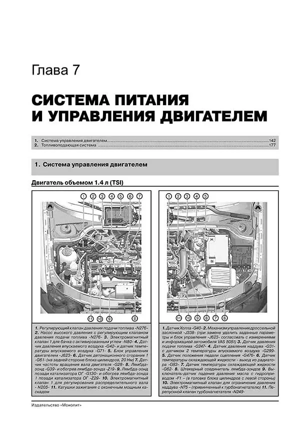 Комплект литературы по ремонту и обслуживанию Skoda Yeti с 2009 года выпуска
