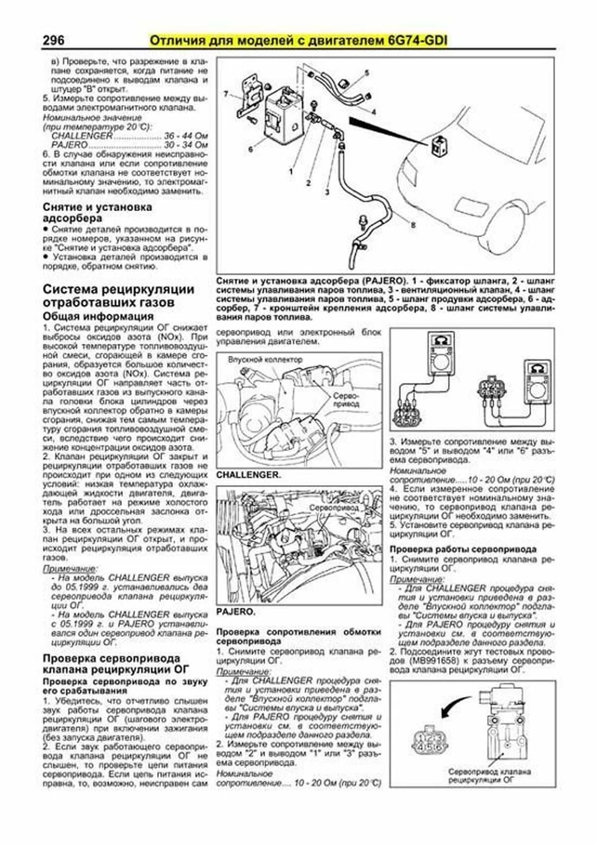 Книга: Бензиновые двигатели MITSUBISHI V6 (6G72 / 6G73 / 6G74 / 6A12 / 6A13) + GDI рем., то | Легион-Aвтодата
