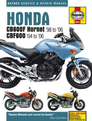 Книга: HONDA CB600F и CB600FS (б) 1998-2002 г.в., рем., экспл., то | Haynes
