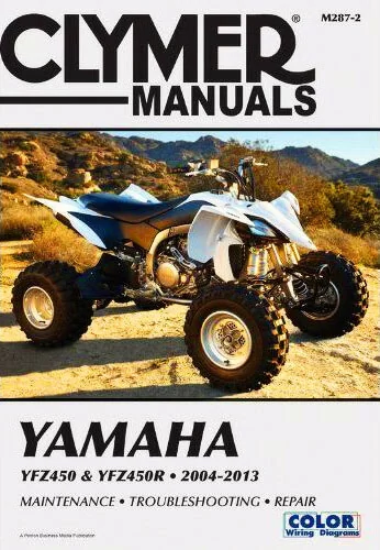Книга: YAMAHA YFZ450 / 450R (б) 2004-2013 г.в., рем., экспл., то | Clymer