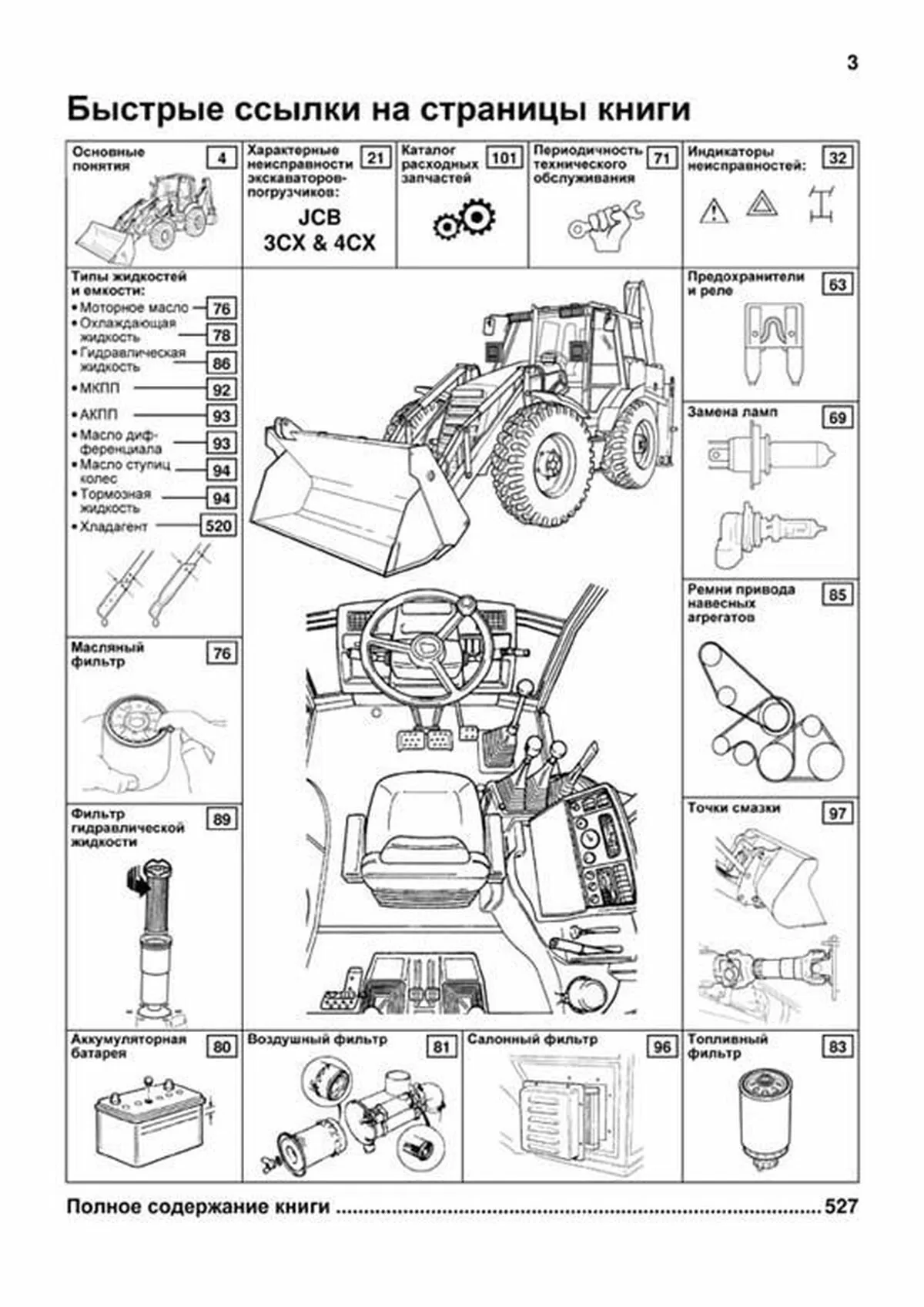 Книга: Экскаваторы-погрузчики JCB 3CX / 4CX и их модификации 1991-2010 г.в., (д) (PERKINS и JCB), рем., экспл., то, сер.ПРОФ. | Легион-Aвтодата