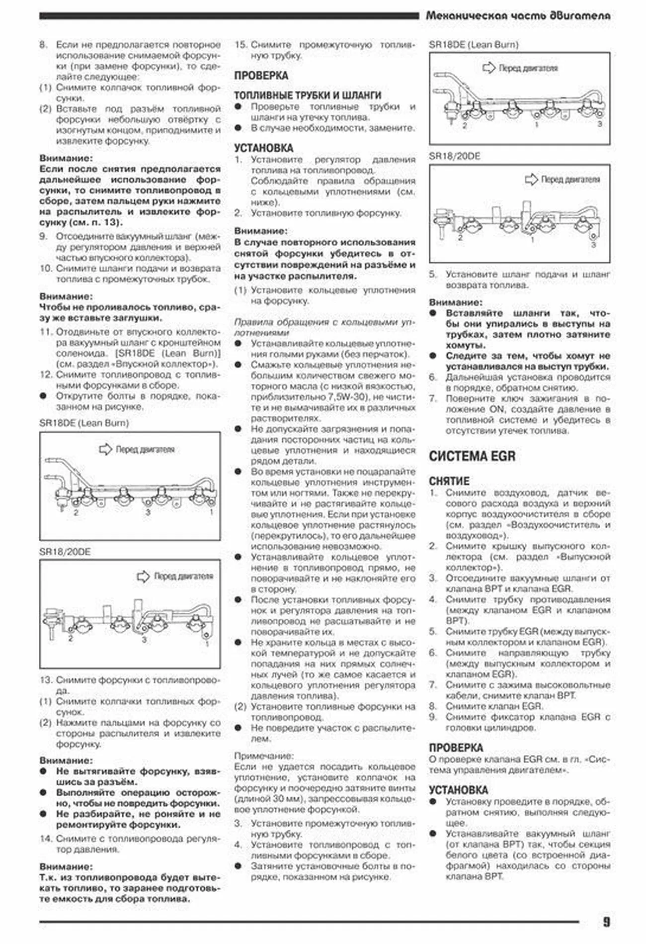 Книга: Ремонт бензиновых двигателей Nissan SR18DE / SR20DE / SR18DE (LEAN BURN) | Автонавигатор