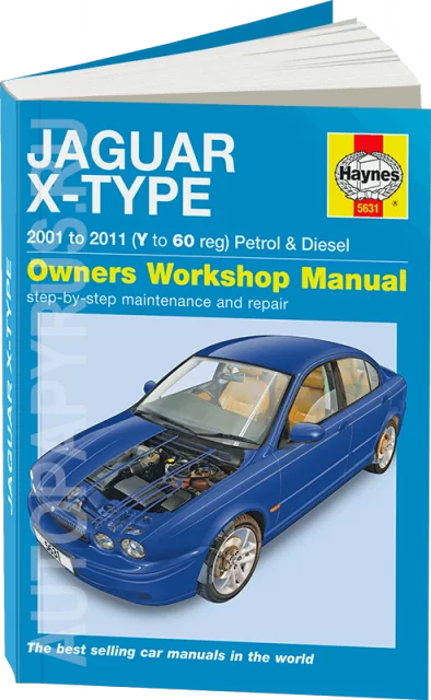 Книга: JAGUAR X-TYPE (б , д) 2001-2011 г.в., рем., экспл., то | Haynes