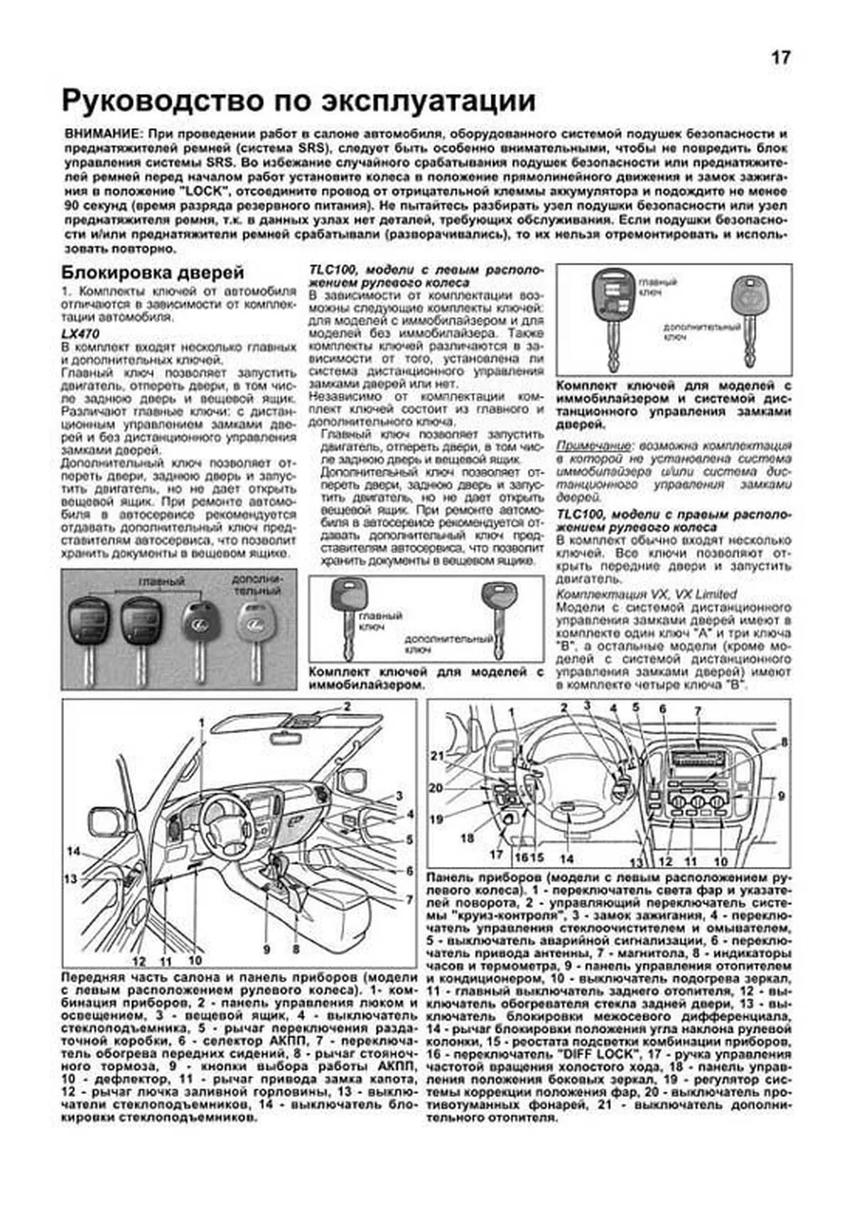Книга: TOYOTA LAND CRUISER 100 / LEXUS LX 470 (б) с 1998 г.в., рем., экспл., то, сер.АВТОЛ. | Легион-Aвтодата
