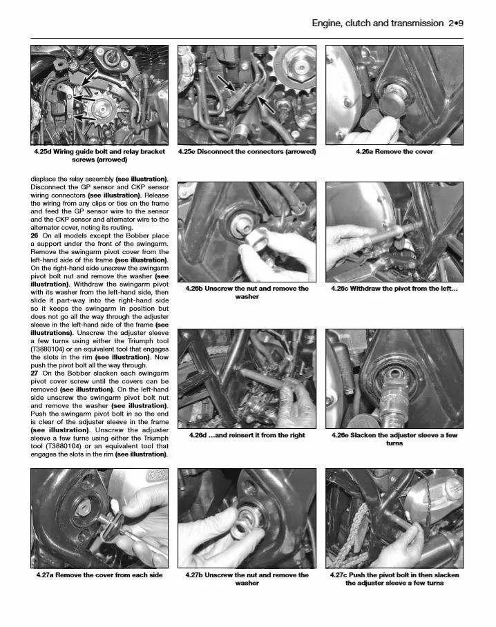 Книга: TRIUMPH BONNEVILLE T100 / T120 / BOBBER / THRUXTON / STREET TWIN / CUP and SCRAMBLER (б) 2016-2017 г.в., рем., экспл, то | Haynes