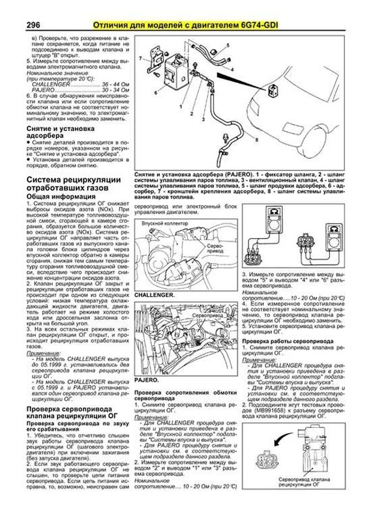 Книга: Бензиновые двигатели MITSUBISHI V6 (6G72 / 6G73 / 6G74 / 6A12 / 6A13) + GDI рем., то | Легион-Aвтодата