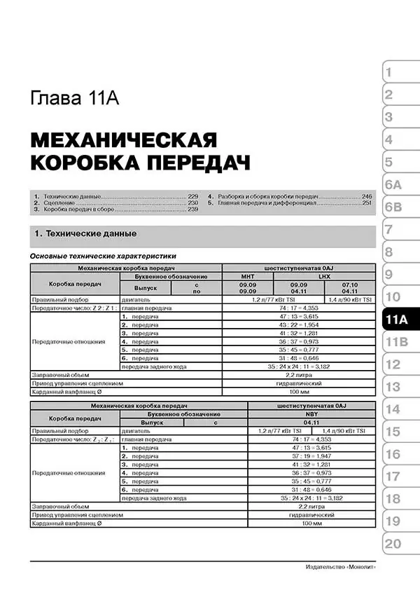 Комплект литературы по ремонту и обслуживанию Skoda Yeti с 2009 года выпуска