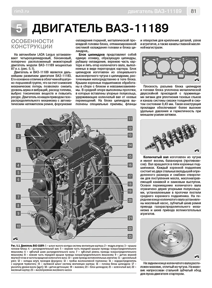 Книга: LADA LARGUS 2 / LARGUS 2 CROSS (б) с 2016 г.в., рем., экспл., то, Ч/Б фото., сер. ШАР | Третий Рим