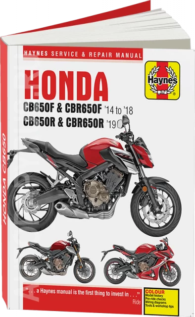 Книга: HONDA CB650F / CBR650F / CB650R / CBR650R 2014-2019 г.в., рем., экспл., то | Haynes
