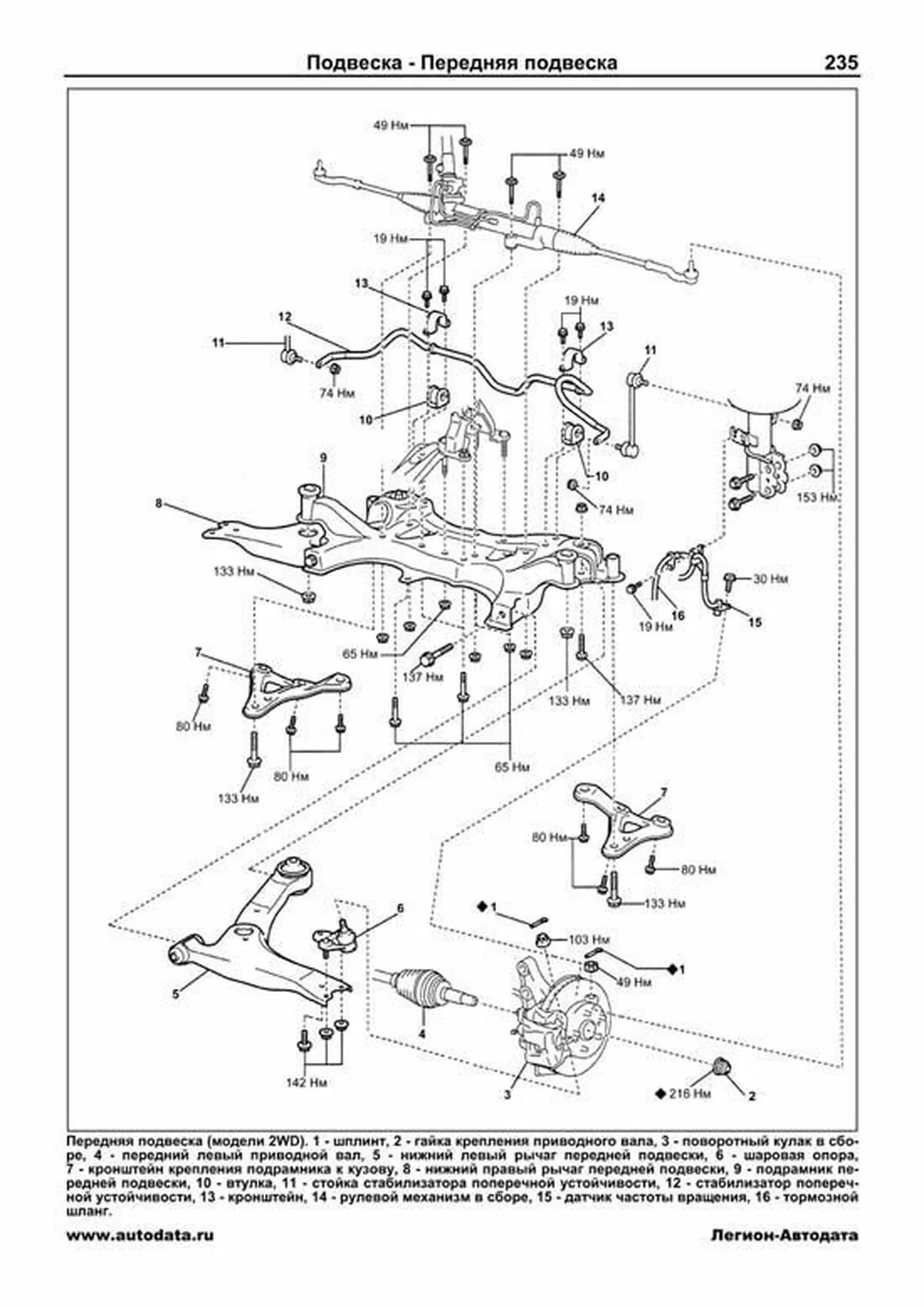 Книга: TOYOTA ALLION / PREMIO (б) 2001-2007 г.в., рем., экспл., то, сер.ПРОФ. | Легион-Aвтодата