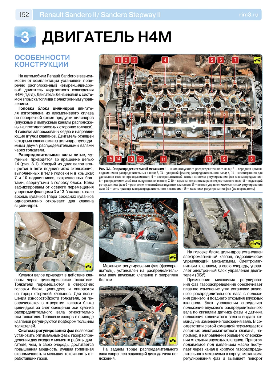 Книга: RENAULT SANDERO 2 / SANDERO STEPWAY 2 (б) с 2012 + рест. с 2018 г.в., рем., экспл., то, ЦВЕТ. фото., сер. РБП | Третий Рим