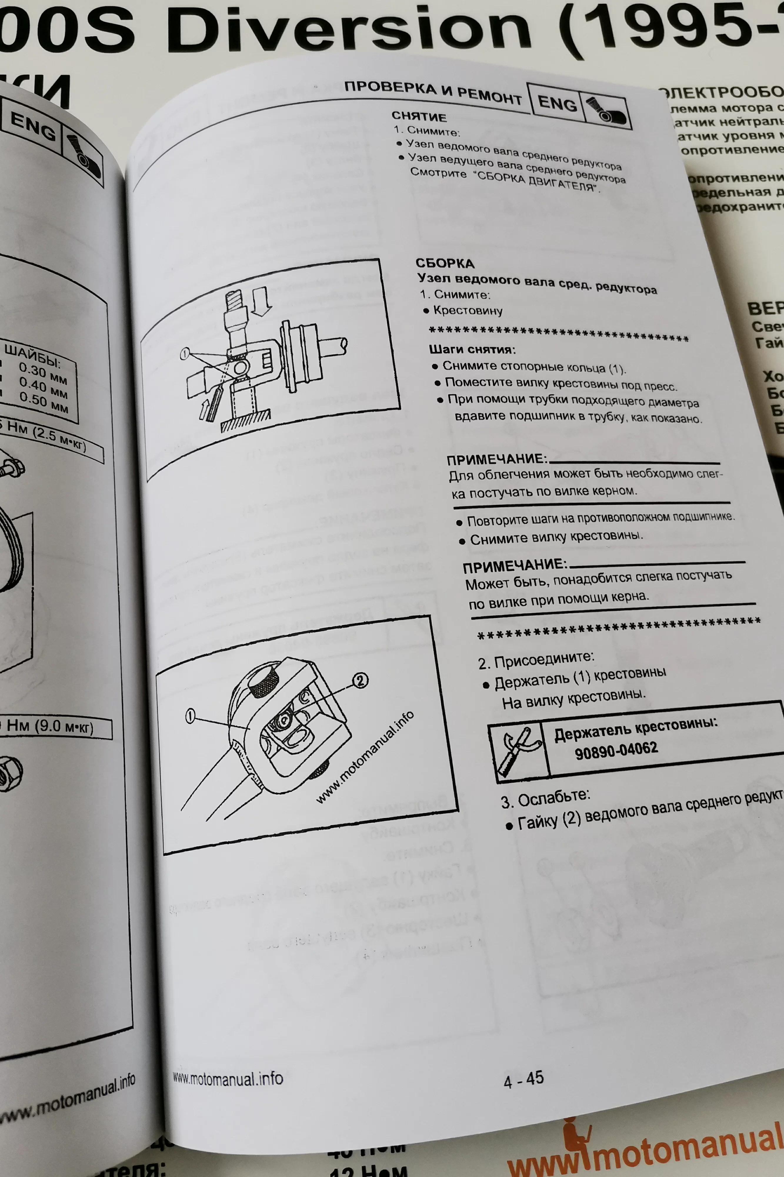 Yamaha XJ900s Diversion: Руководство по эксплуатации, техническому обслуживанию и ремонту на русском языке. Мото Сервис Мануал