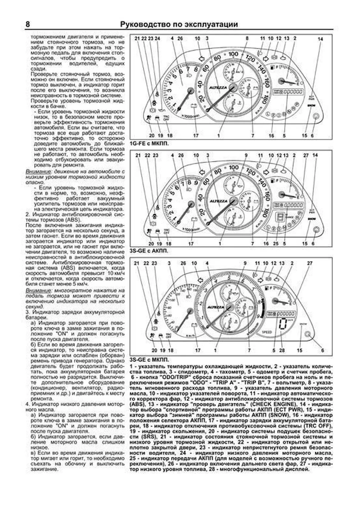 Книга: TOYOTA ALTEZZA и LEXUS IS200 (б) 1998-2005 г.в., рем., экспл., то | Легион-Aвтодата