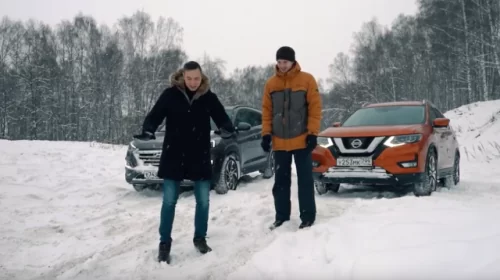 Nissan X-Trail против Hyundai Tucson на бездорожье