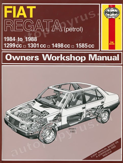 Книга: FIAT REGATA (б) 1984-1988 г.в., рем., то | Haynes