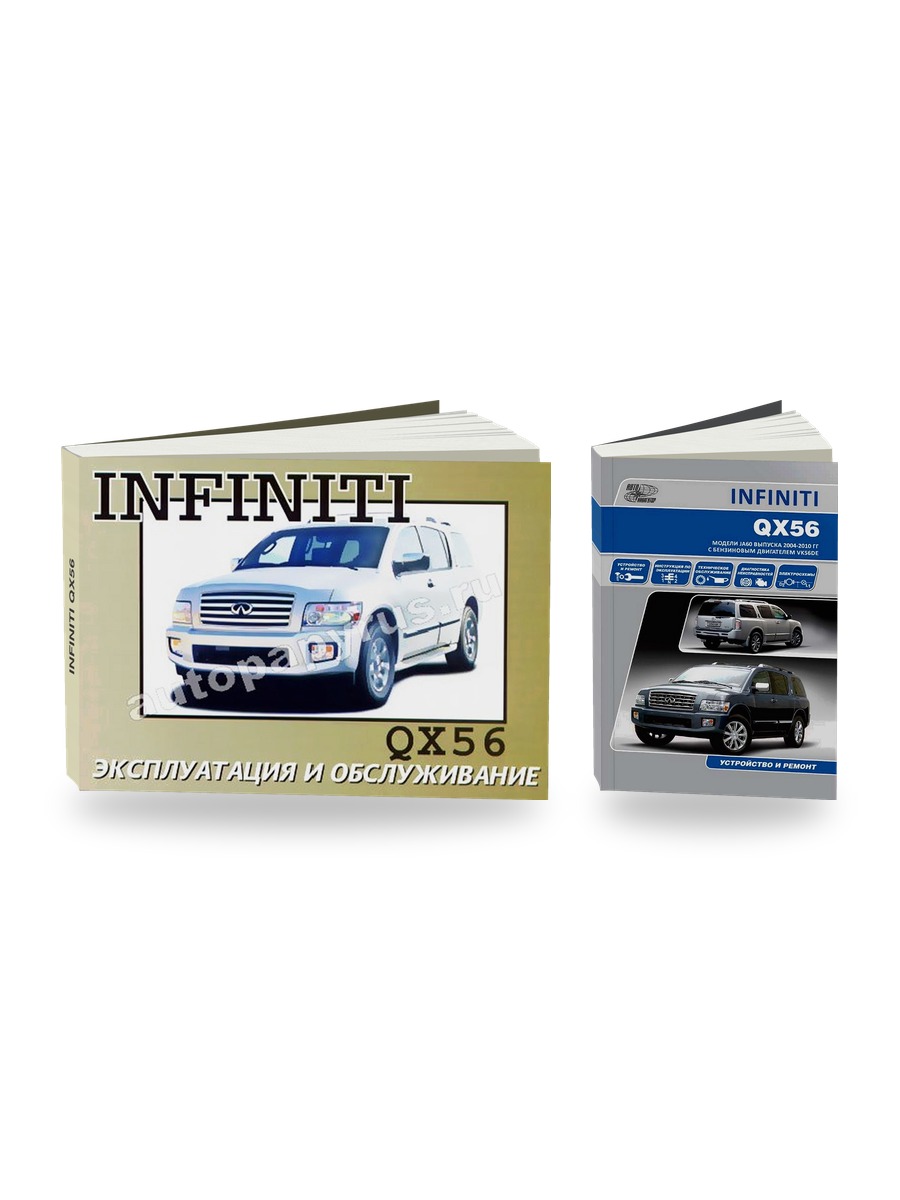 Комплект литературы по ремонту и обслуживанию Infiniti QX56 с 2004 года выпуска