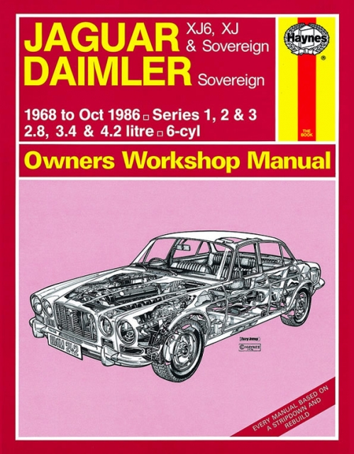 Книга: JAGUAR XJ6 (б) 1968-1986 г.в., рем., то | Haynes