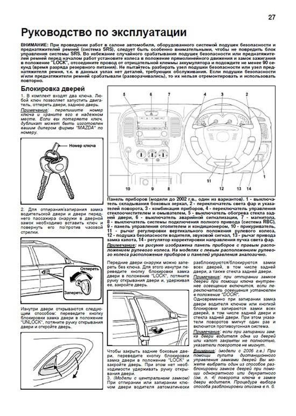 Книга: MAZDA TRIBUTE (б) 2000-2007 г.в., включая рест. 2004 года, рем., то | Легион-Aвтодата