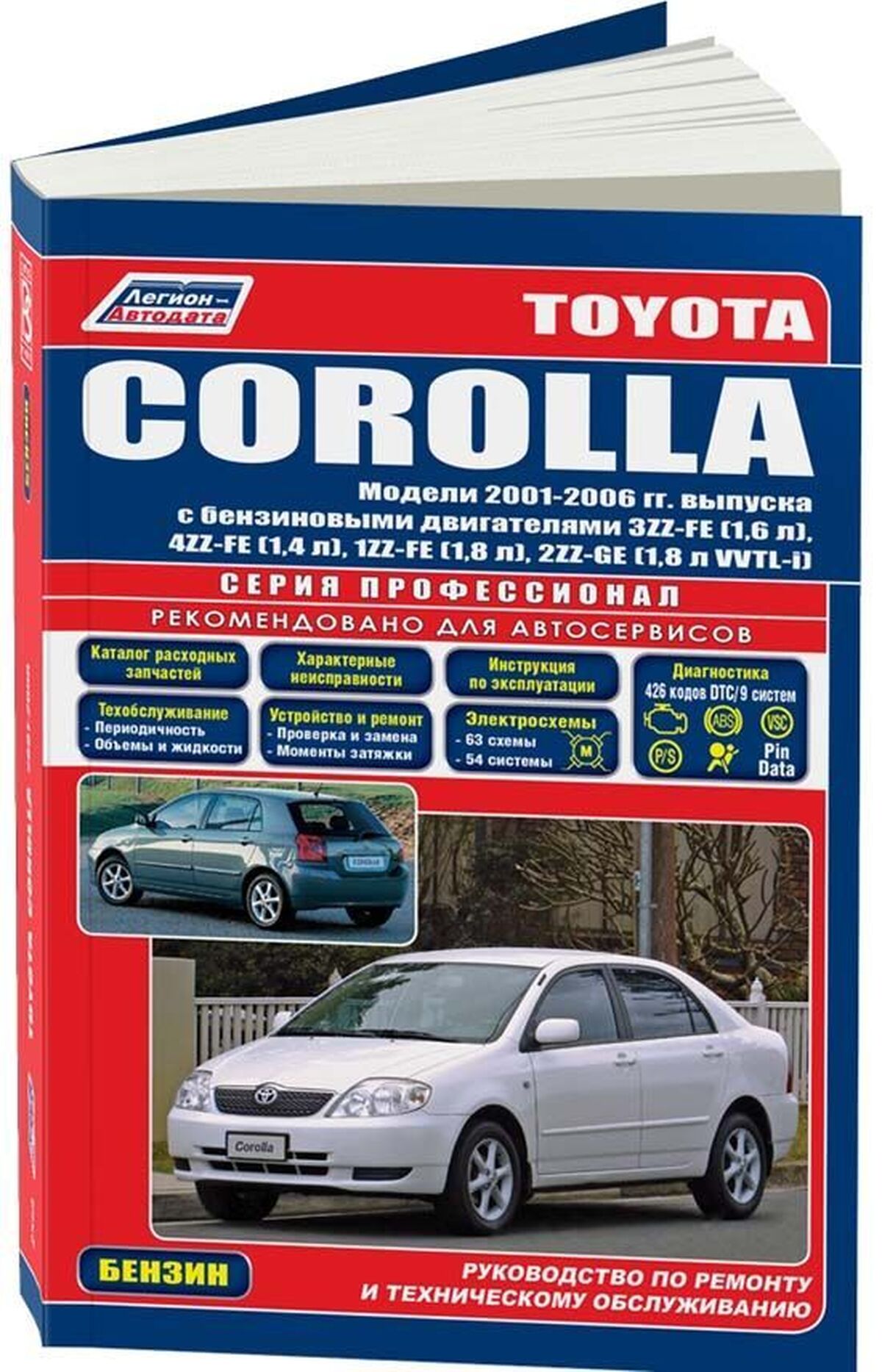 Toyota Corolla Verso с 2002 года выпуска. Руководство по ремонту и эксплуатации