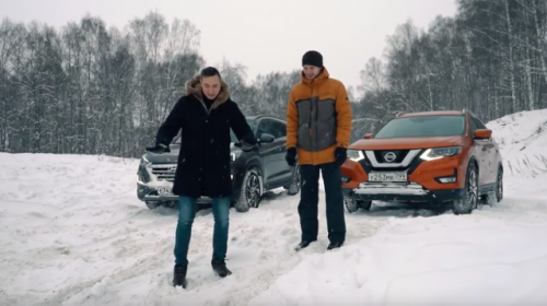 Nissan X-Trail против Hyundai Tucson на бездорожье