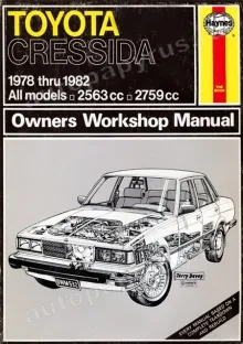 Книга: TOYOTA CRESSIDA (б) 1978-1982 г.в., рем., экспл., то | Haynes (Хайнс)