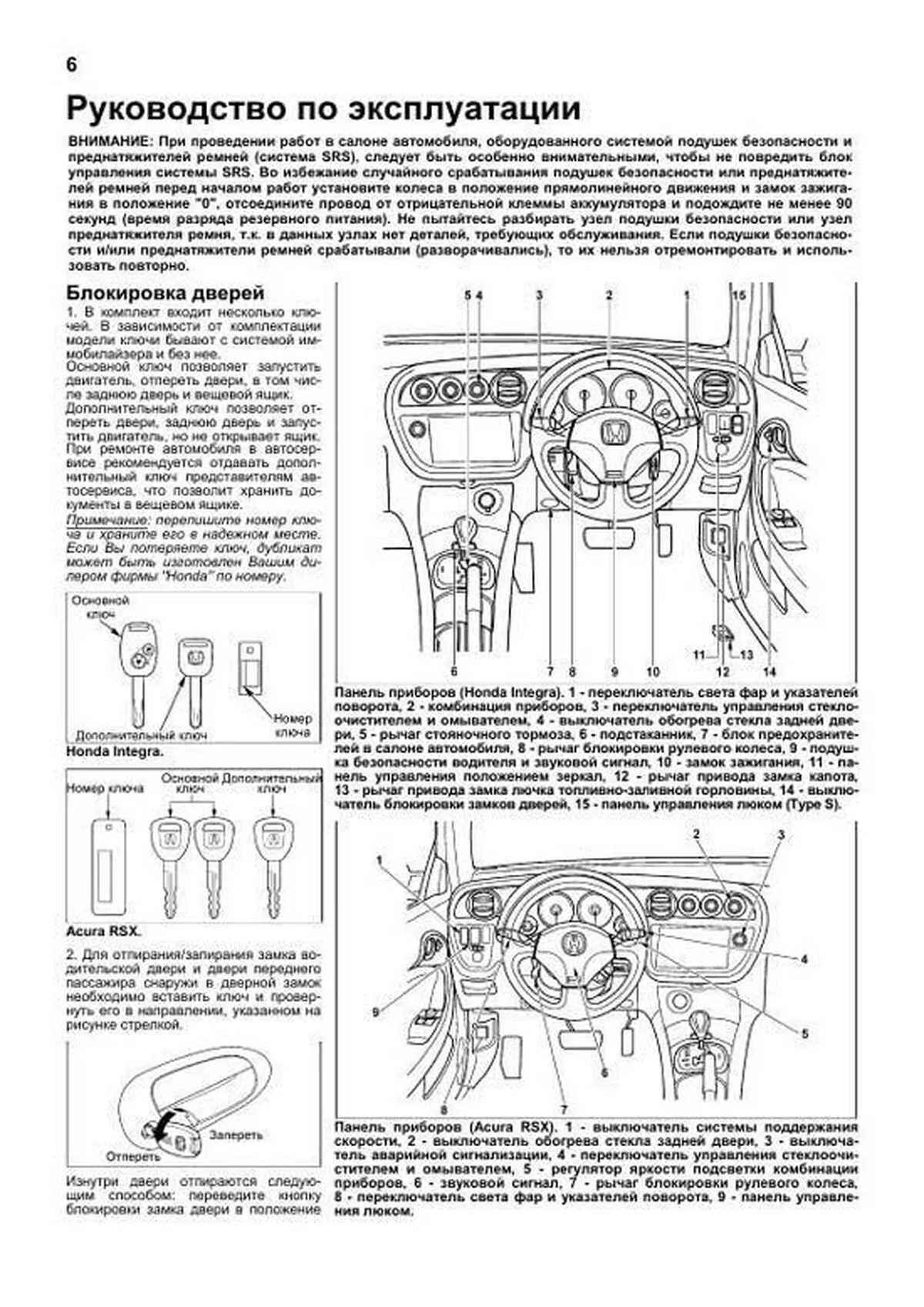 Книга: ACURA RSX / HONDA INTEGRA (б) 2001-2007 г.в., рем., экспл., то | Легион-Aвтодата