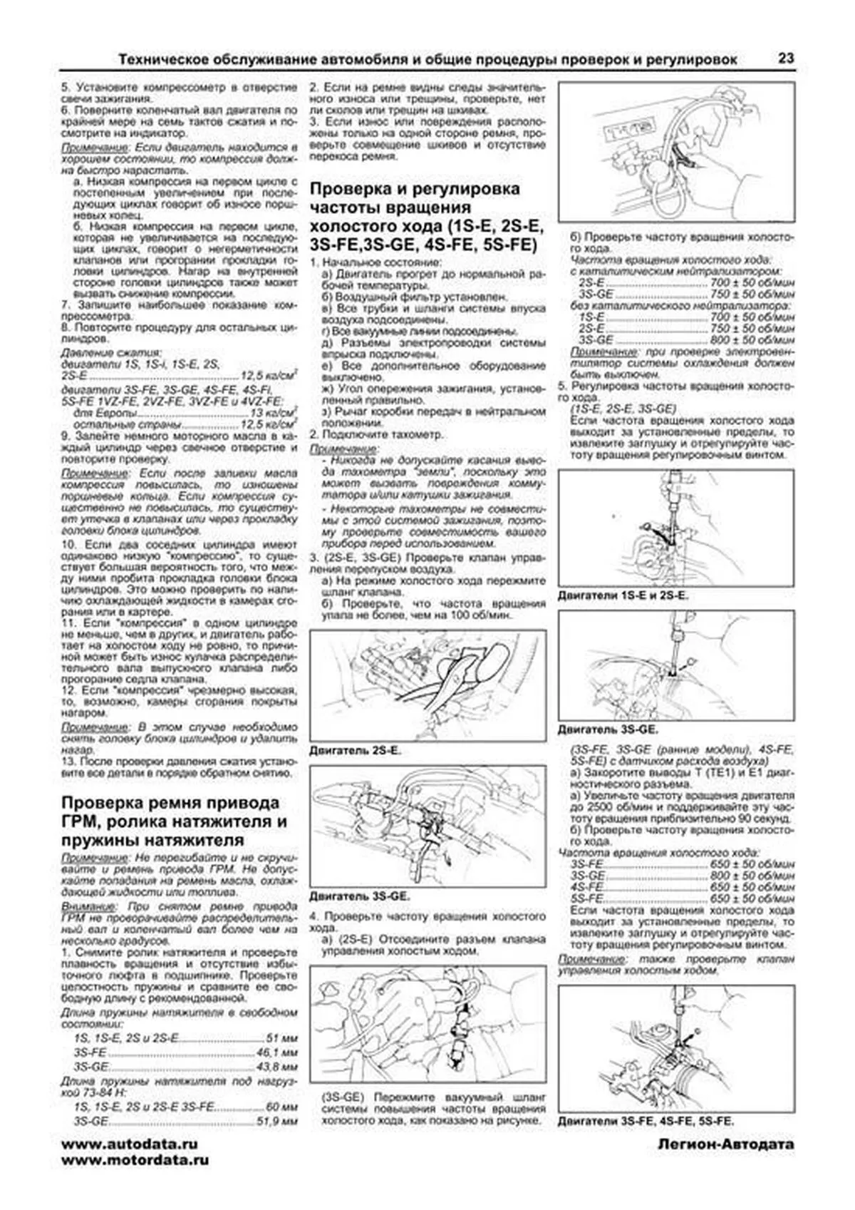 Книга: TOYOTA CAMRY / VISTA (б , д) 1983 | 1995 г.в., рем., то, сер.ПРОФ. | Легион-Aвтодата