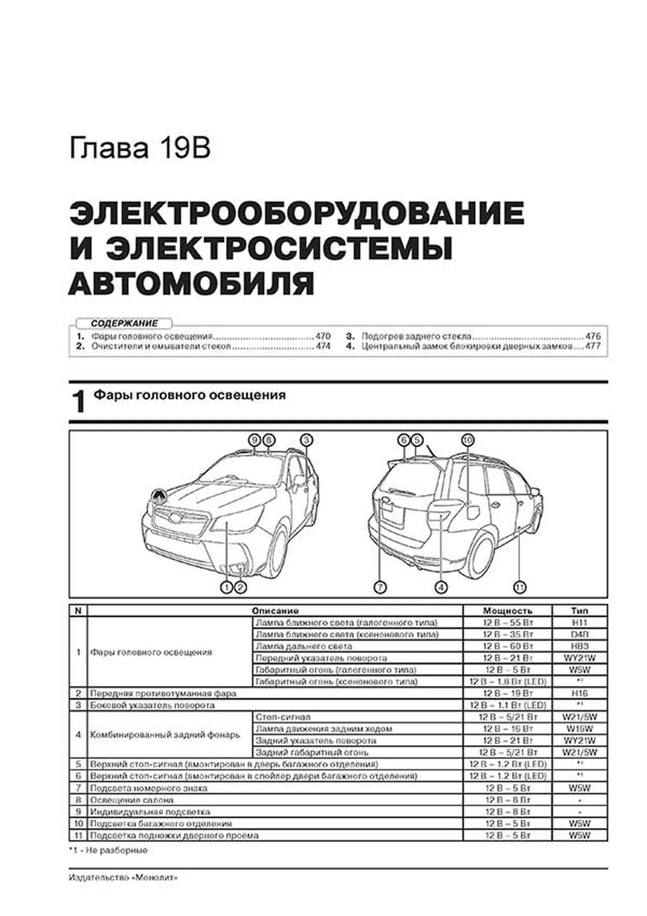 Книга: SUBARU FORESTER (б) с 2012 г.в., рем., экспл., то, сер. ЗС | Монолит