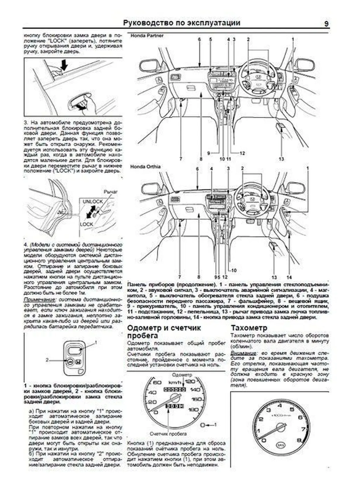 Книга: HONDA PARTNER / ORTHIA / DOMANI / CIVIC FERIO (б) 1996-2002 г.в. 2WD и 4WD, рем., экспл., то | Легион-Aвтодата