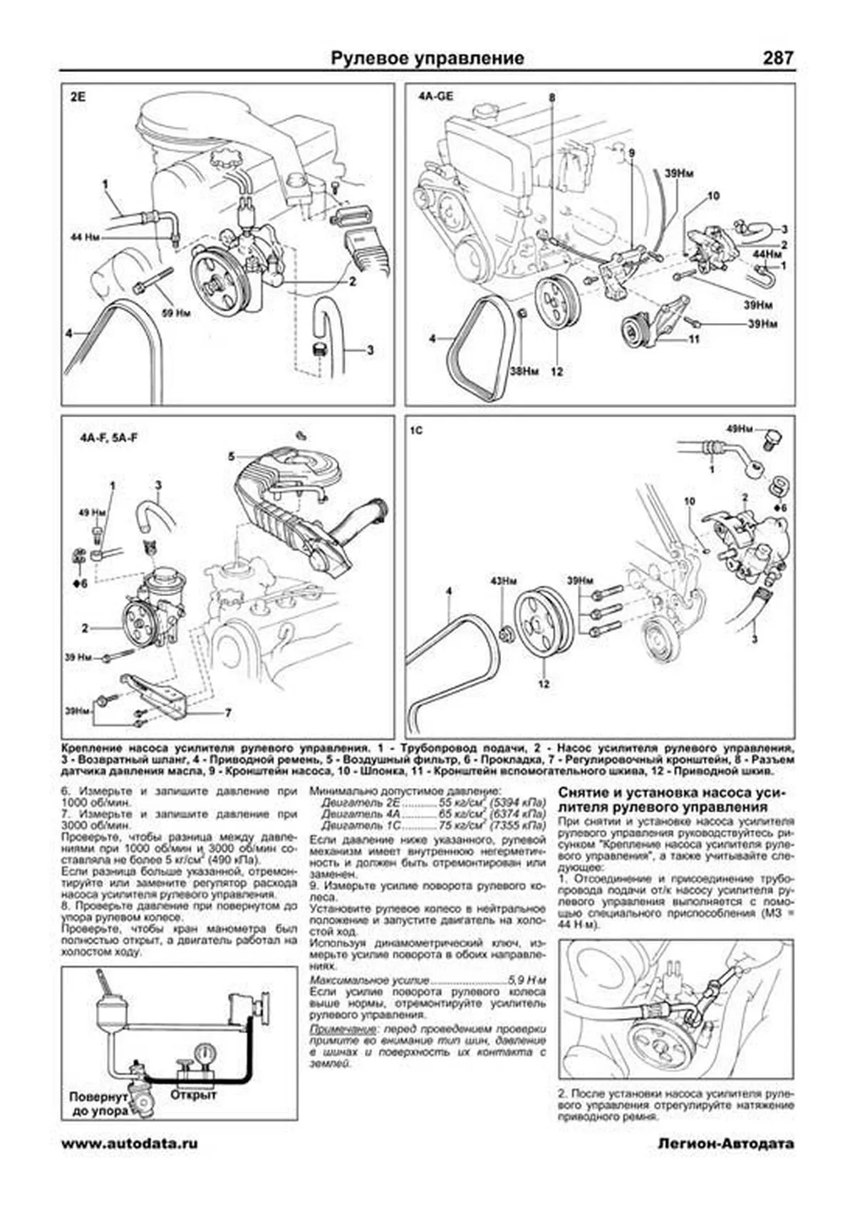 Книга: TOYOTA COROLLA / COROLLA SPRINTER (б , д) 1987-1992 г.в., рем., экспл., то, сер.ПРОФ. | Легион-Aвтодата