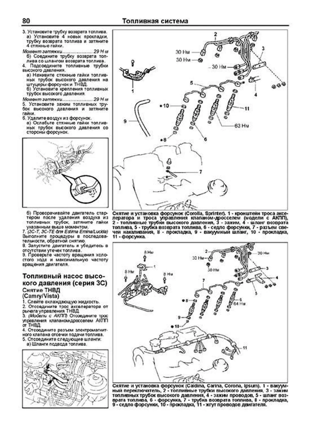 Книга: Дизельные двигатели TOYOTA 2C-TE / 3C-E / 3C-T / 3C-TE, рем., то, сер.ПРОФ. | Легион-Aвтодата