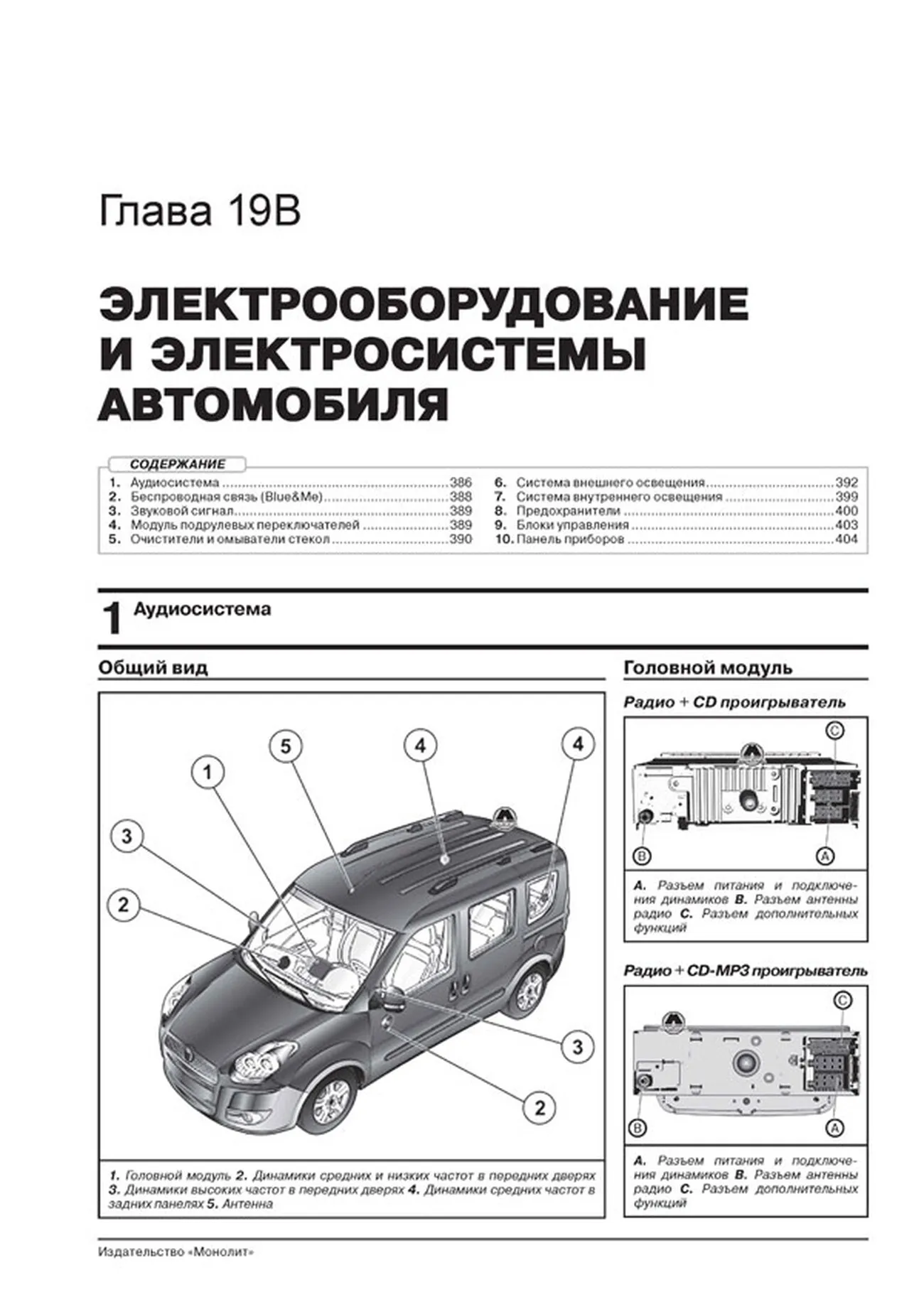 Книга: FIAT DOBLO 2 / OPEL COMBO D (б , д) с 2009 / рест. 2014 г.в., рем., экспл., то, сер. ЗС | Монолит